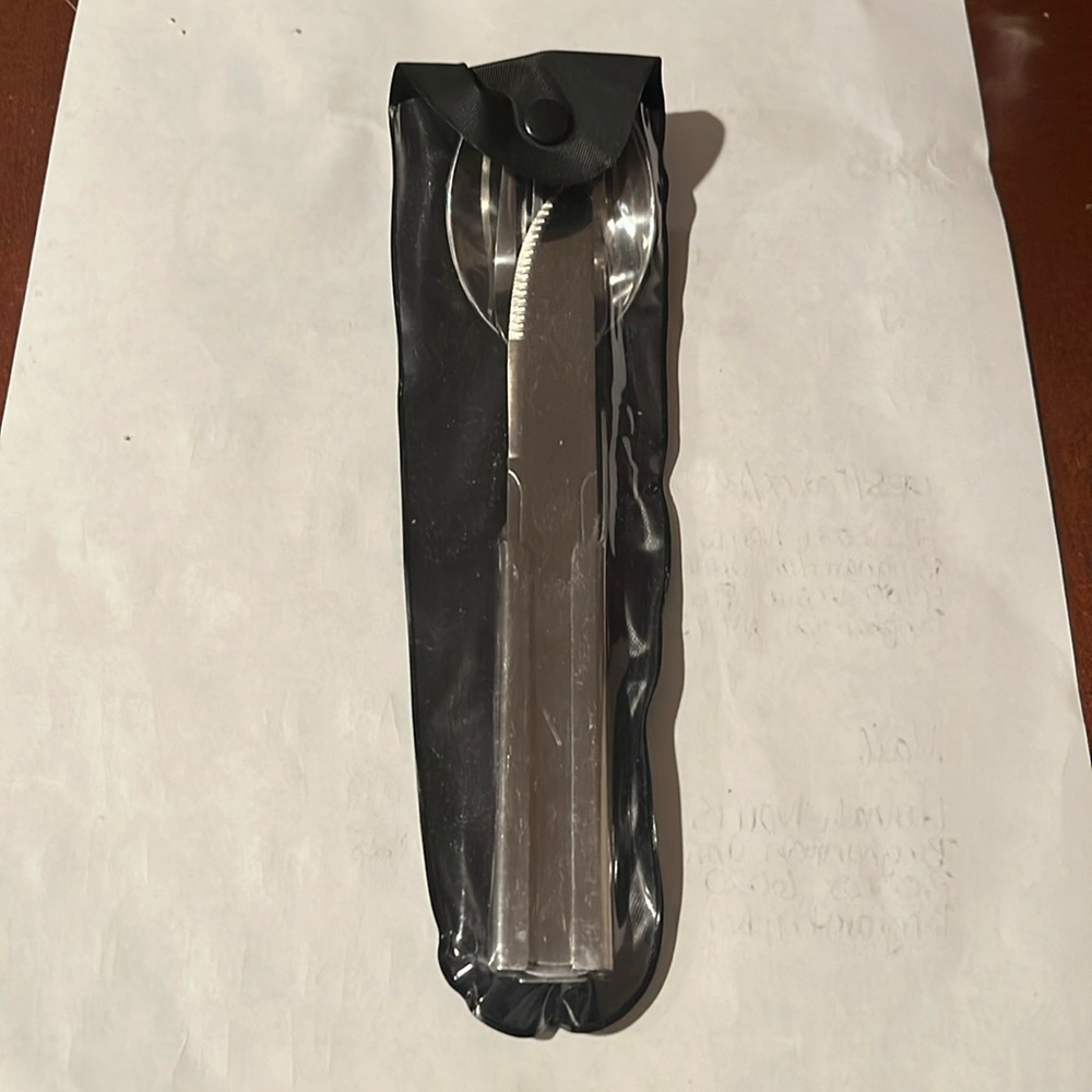 Travel Cutlery Set Fork, Spoon and Knife